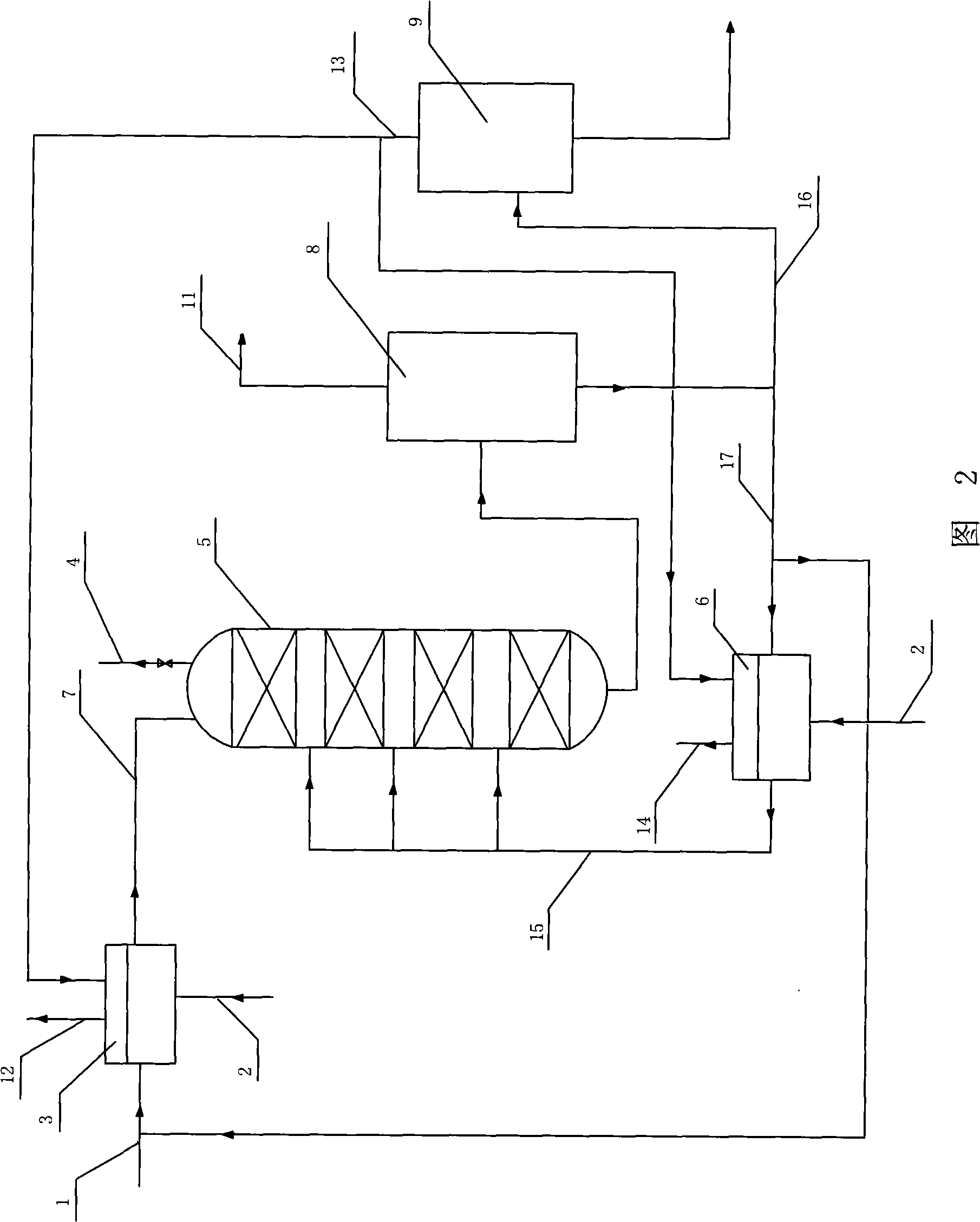 Liquid-solid two-phase hydrogenation method for hydrocarbon oil