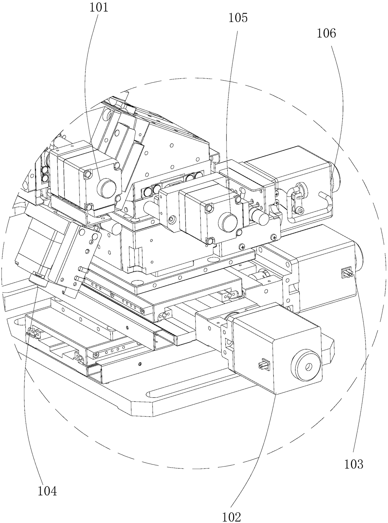 Coupled system of optical device and coupled method of optical device