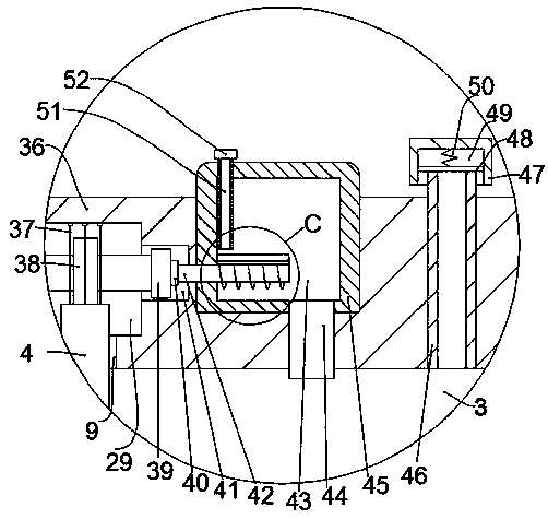 Automatic water changing device applied to small landscape water body in gardening industry