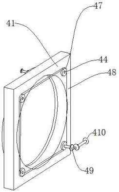 Packaging device for clothing production line and using method thereof