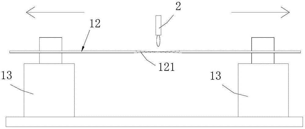 Micro-nano optical fiber micro-experimental structure and its manufacturing method and measuring instrument