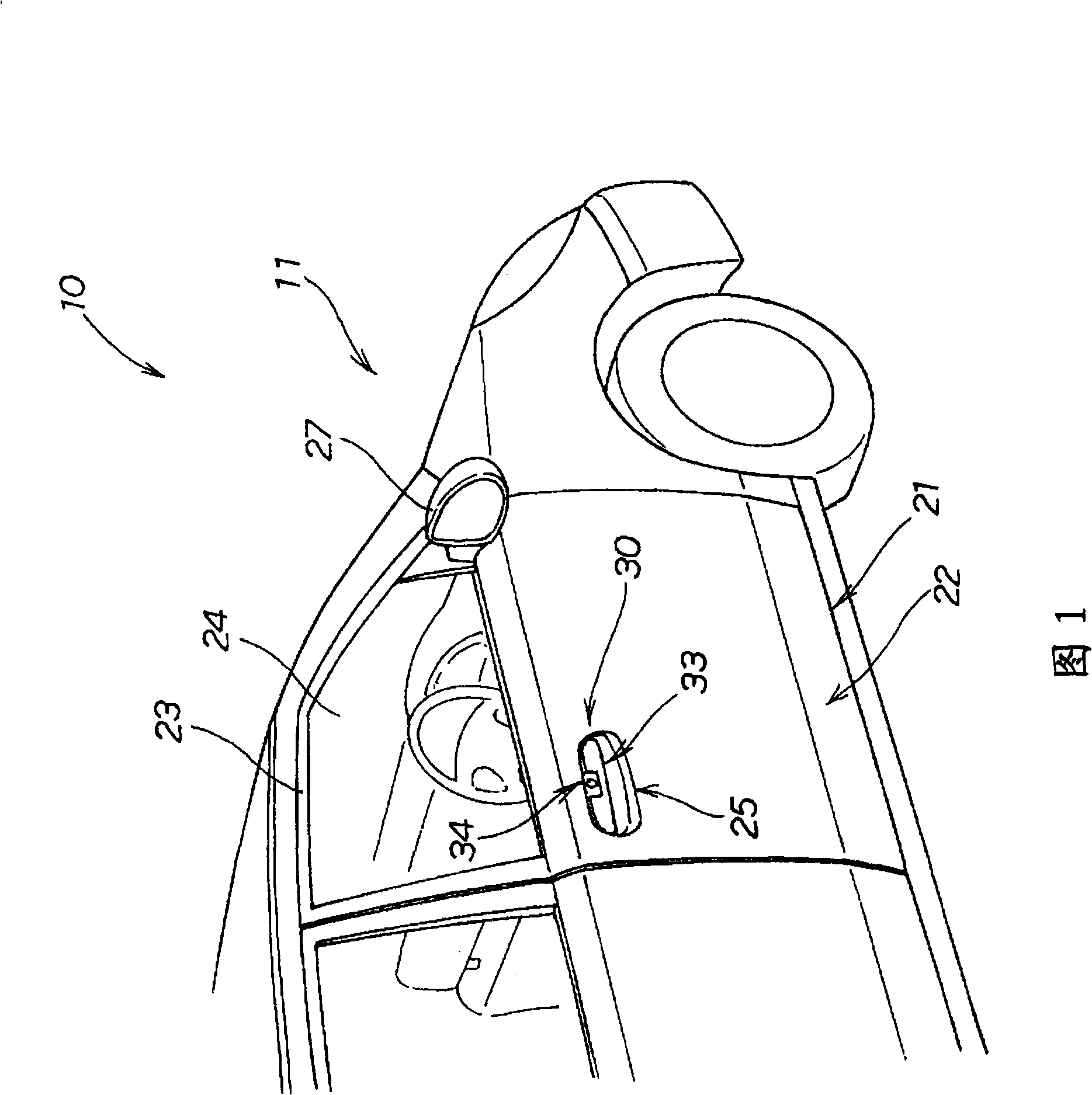 Vehicle door handle unit