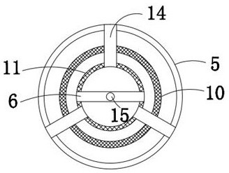 A construction waste screening device