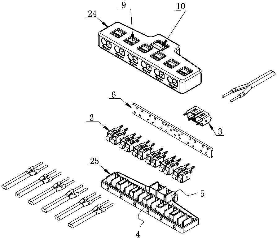 A terminal shunt connector