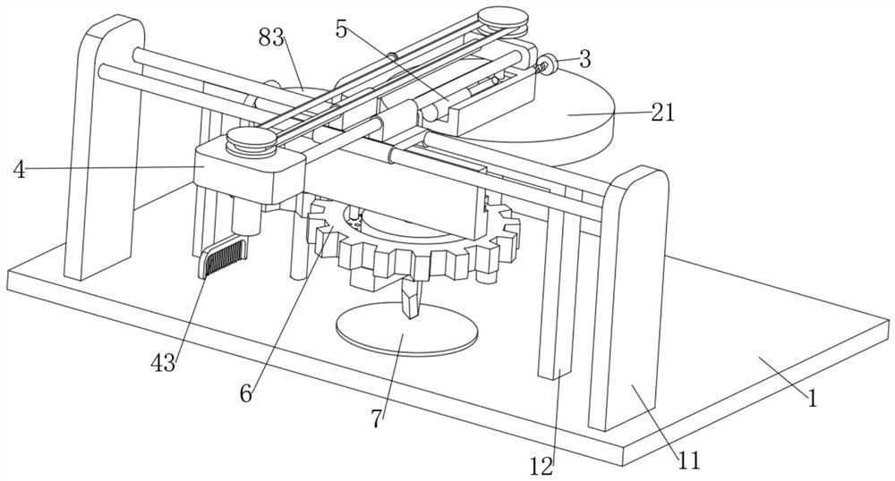 Skin preparation mechanism for neurosurgery based on medical equipment