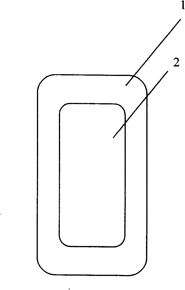 Copper-coated aluminum electromagnetic wire