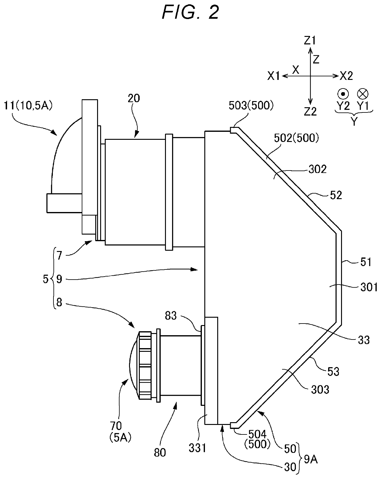 Projection optical apparatus and projector