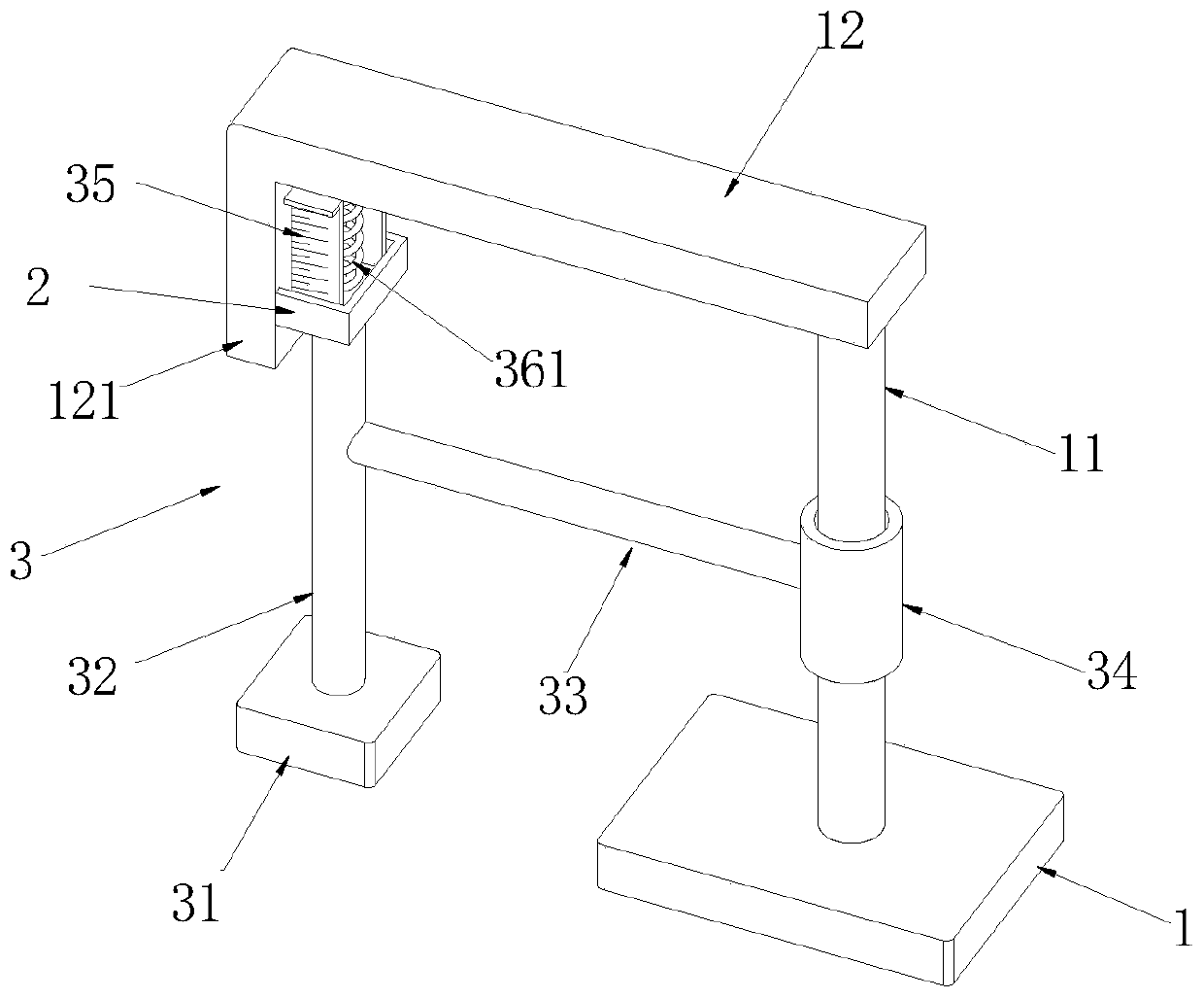 Green coal mining method and settlement observation device of shallow coal seam grouting filling