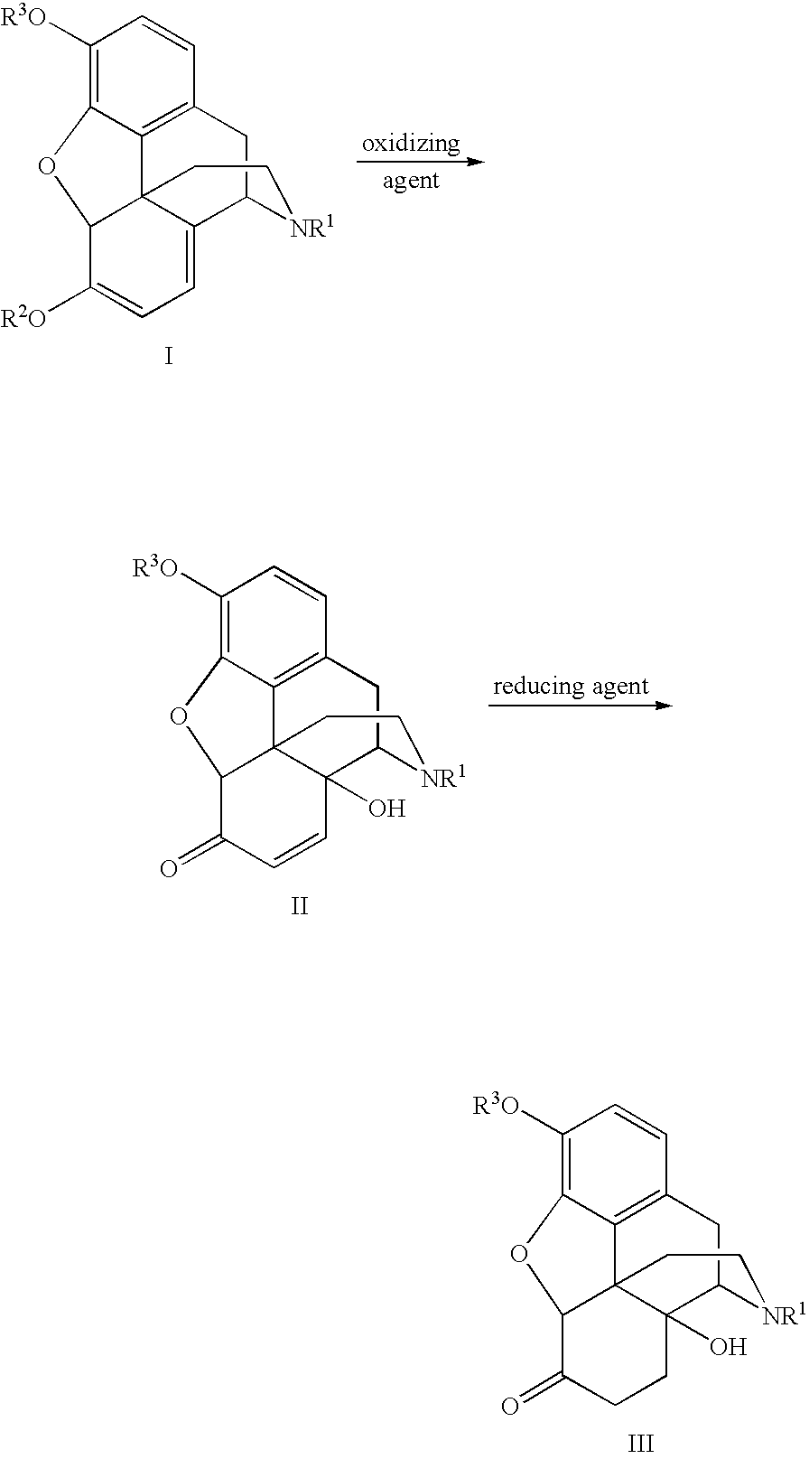 Novel Opiate Reduction Utilizing Catalytic Hydrogen Transfer Reaction