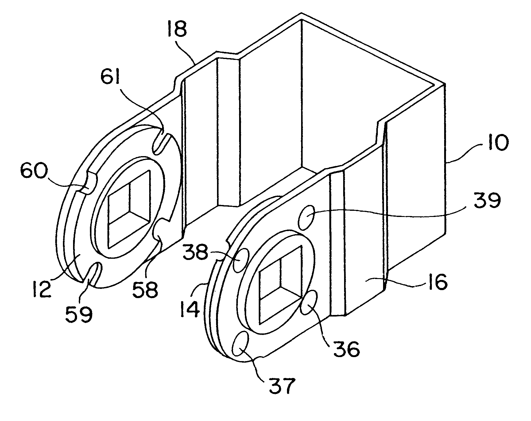 Lever handle support mechanism