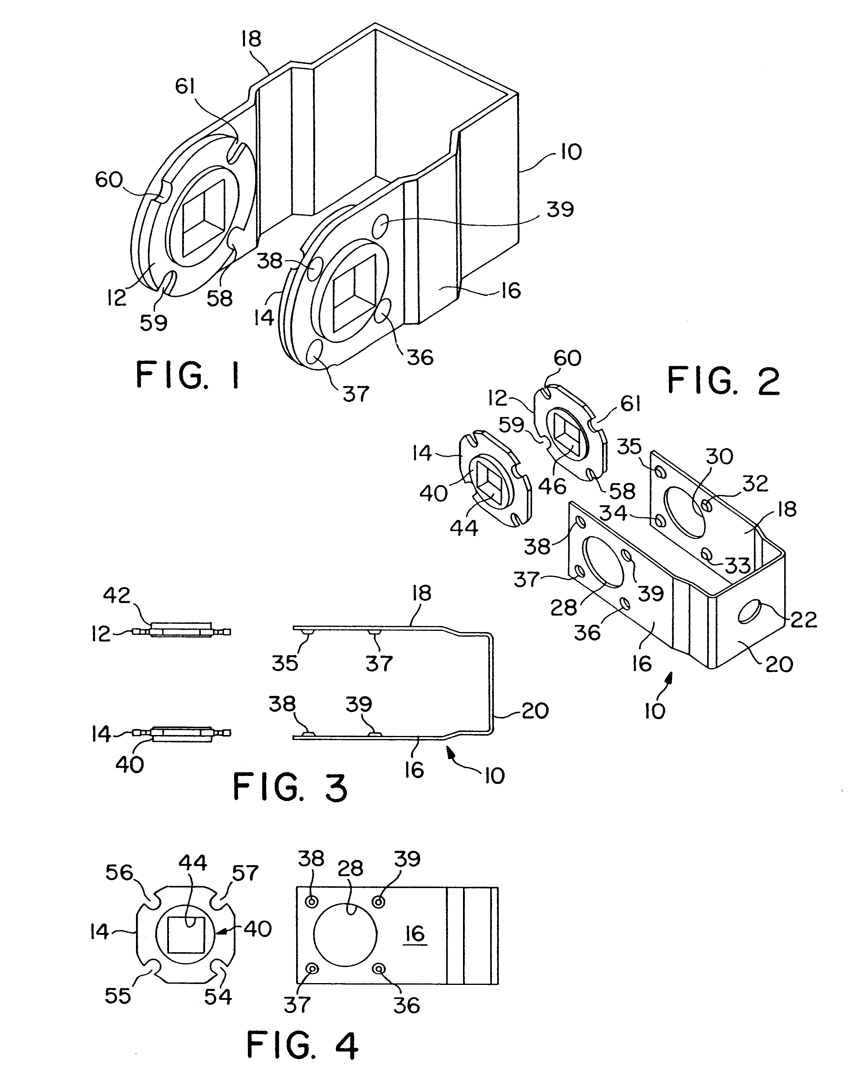 Lever handle support mechanism