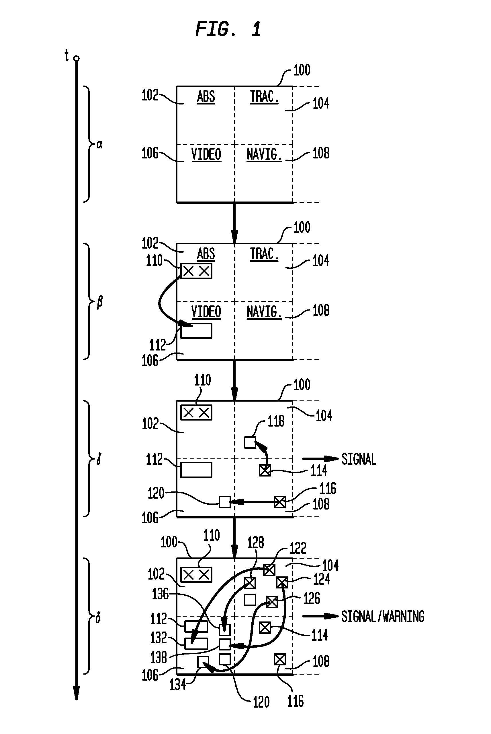 Reconfigurable integrated circuit architecture with on-chip configuration and reconfiguration