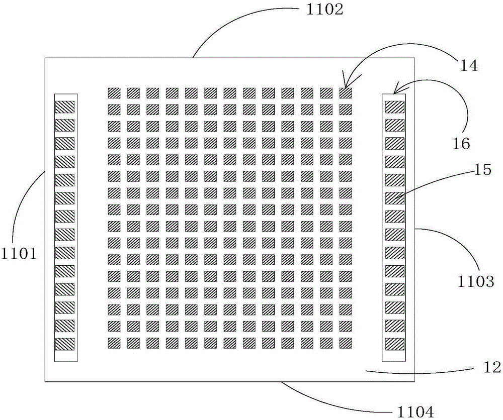 Fingerprint recognition chip packaging structure and method