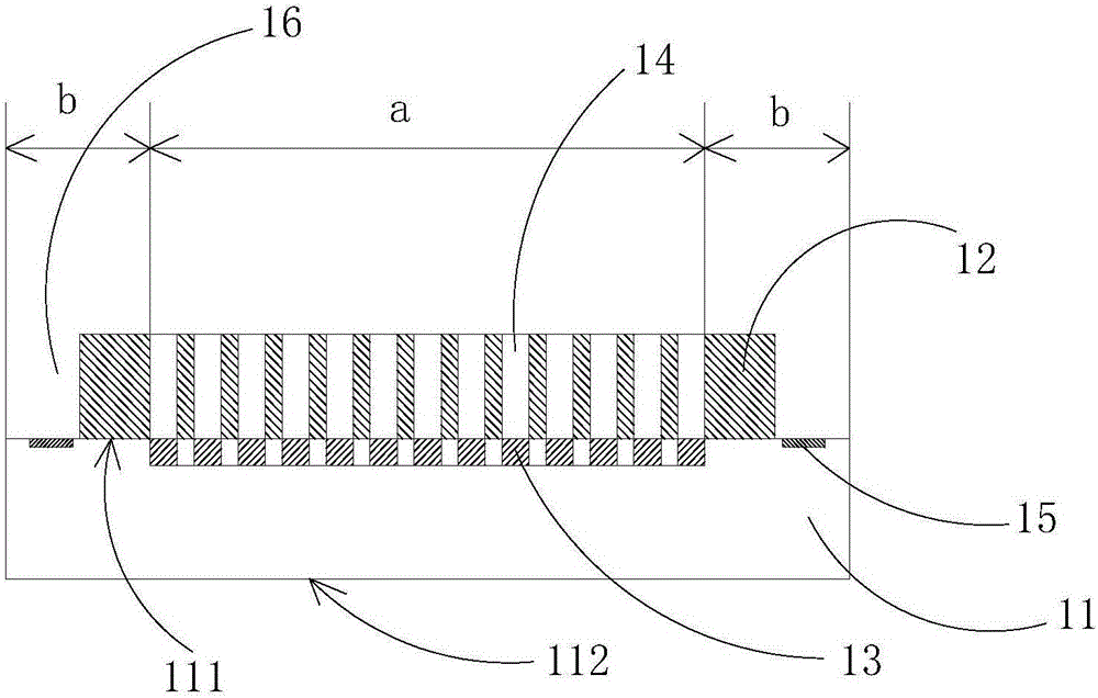 Fingerprint recognition chip packaging structure and method