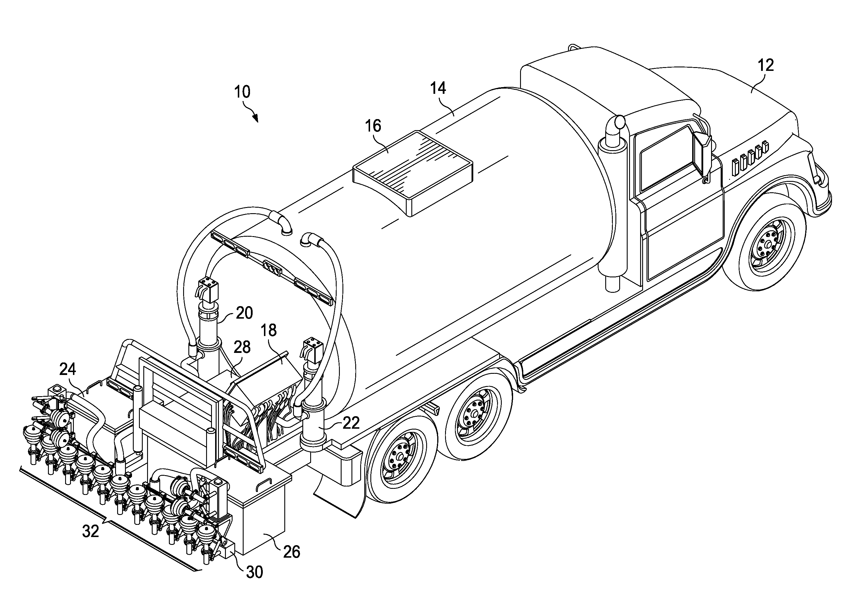 Spray Assembly for Surface Treatment