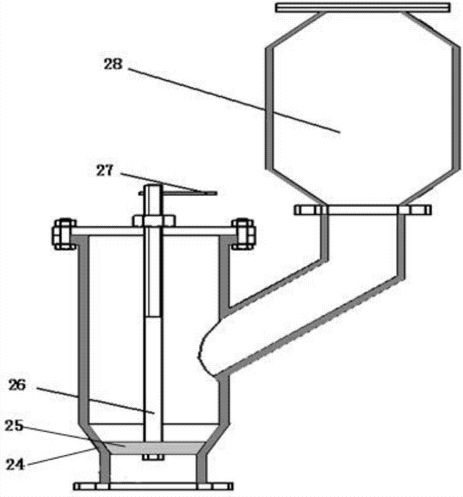 Solid heat carrier heating device for biomass pyrolysis