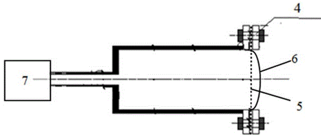 Test device and test method for detecting impermeability of waterproof membrane under tension