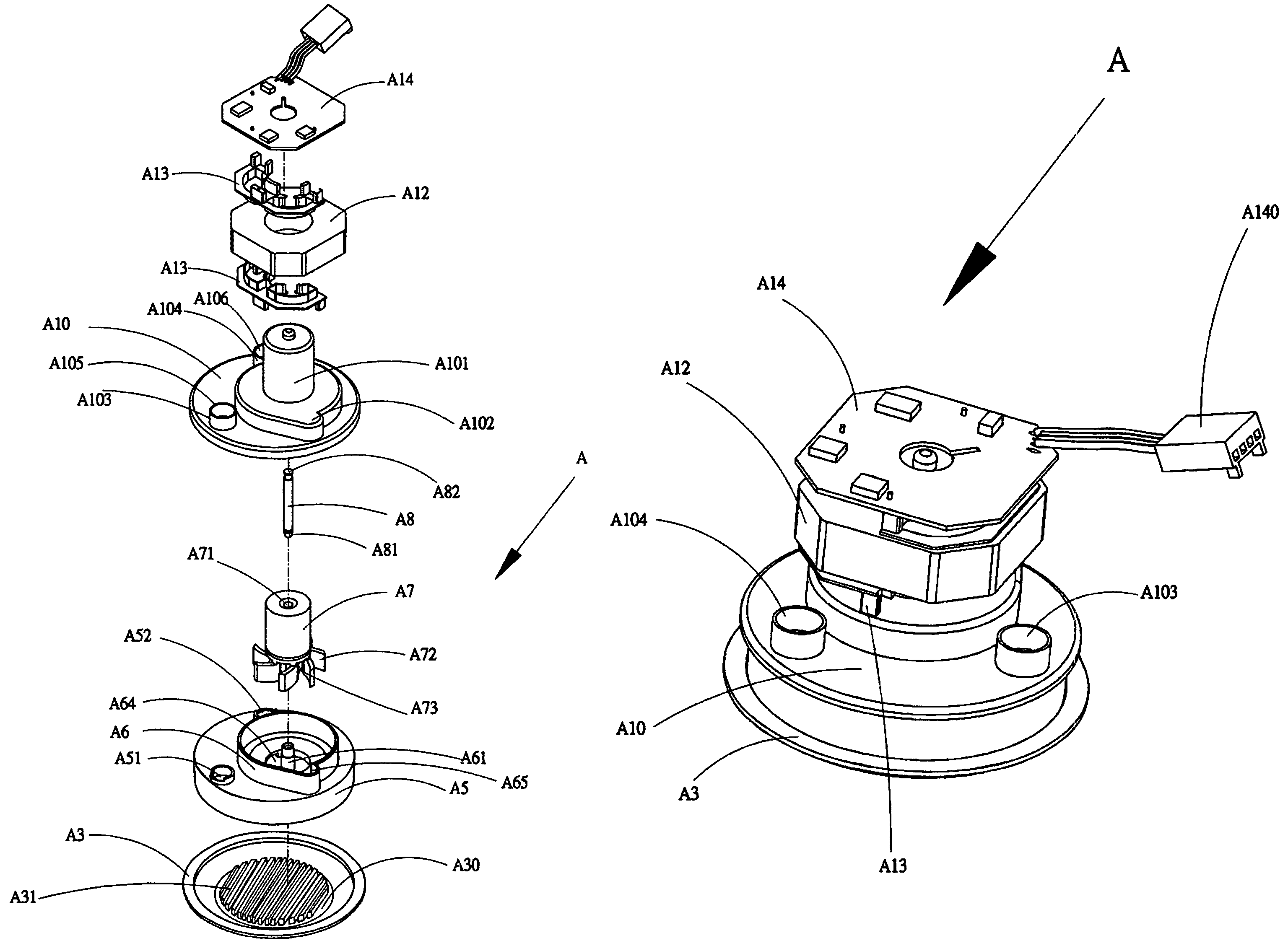 Water cooled heat dissipation module for electronic device