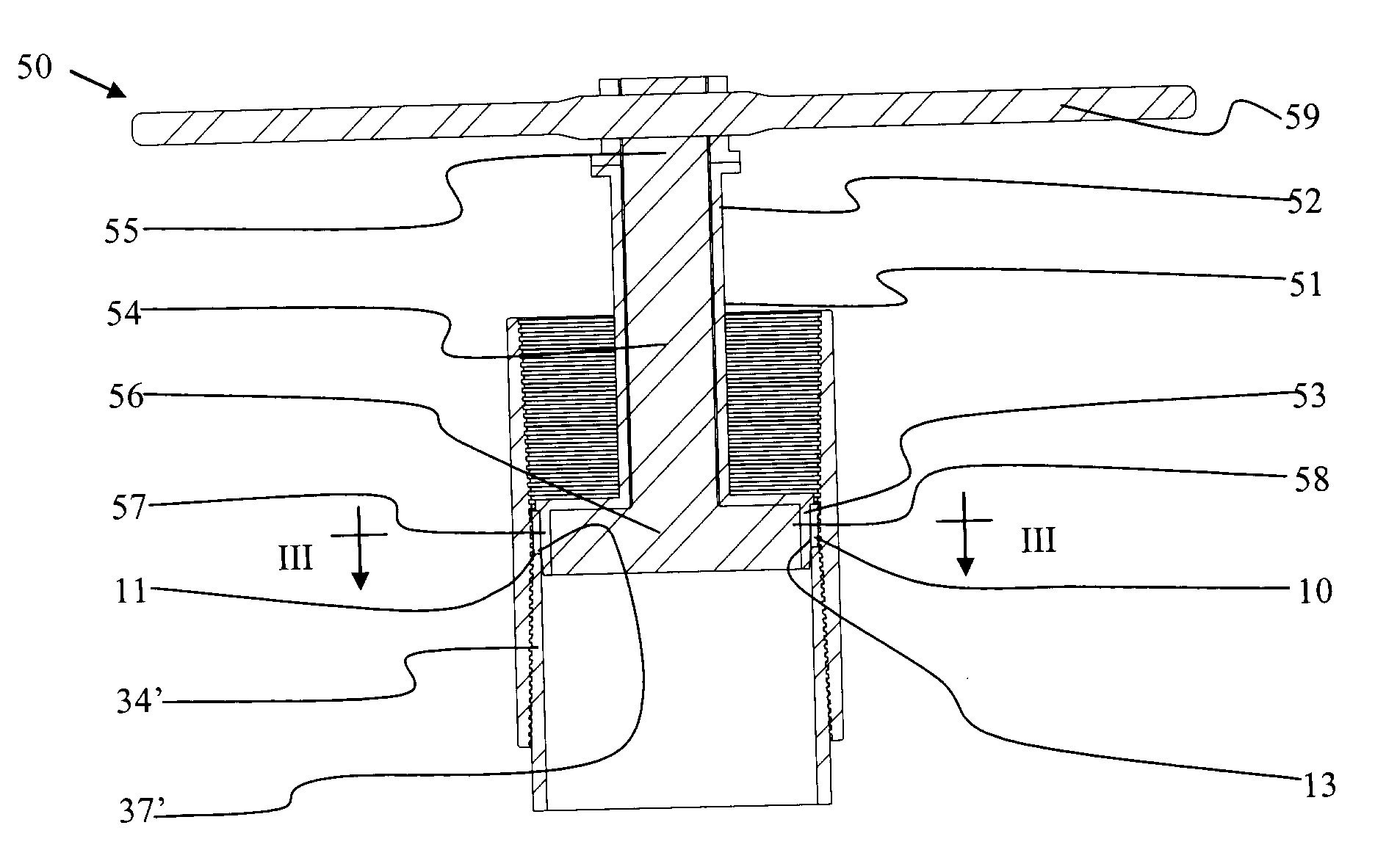 Shoulder ring with axial retention means, and tools for installing same