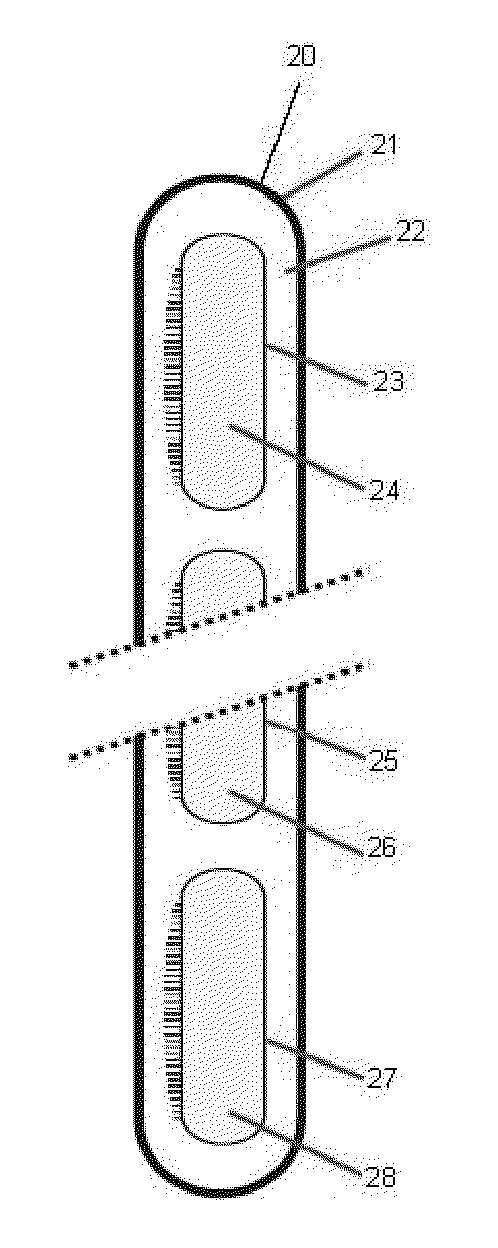 Exothermic semi-rigid plastic stick