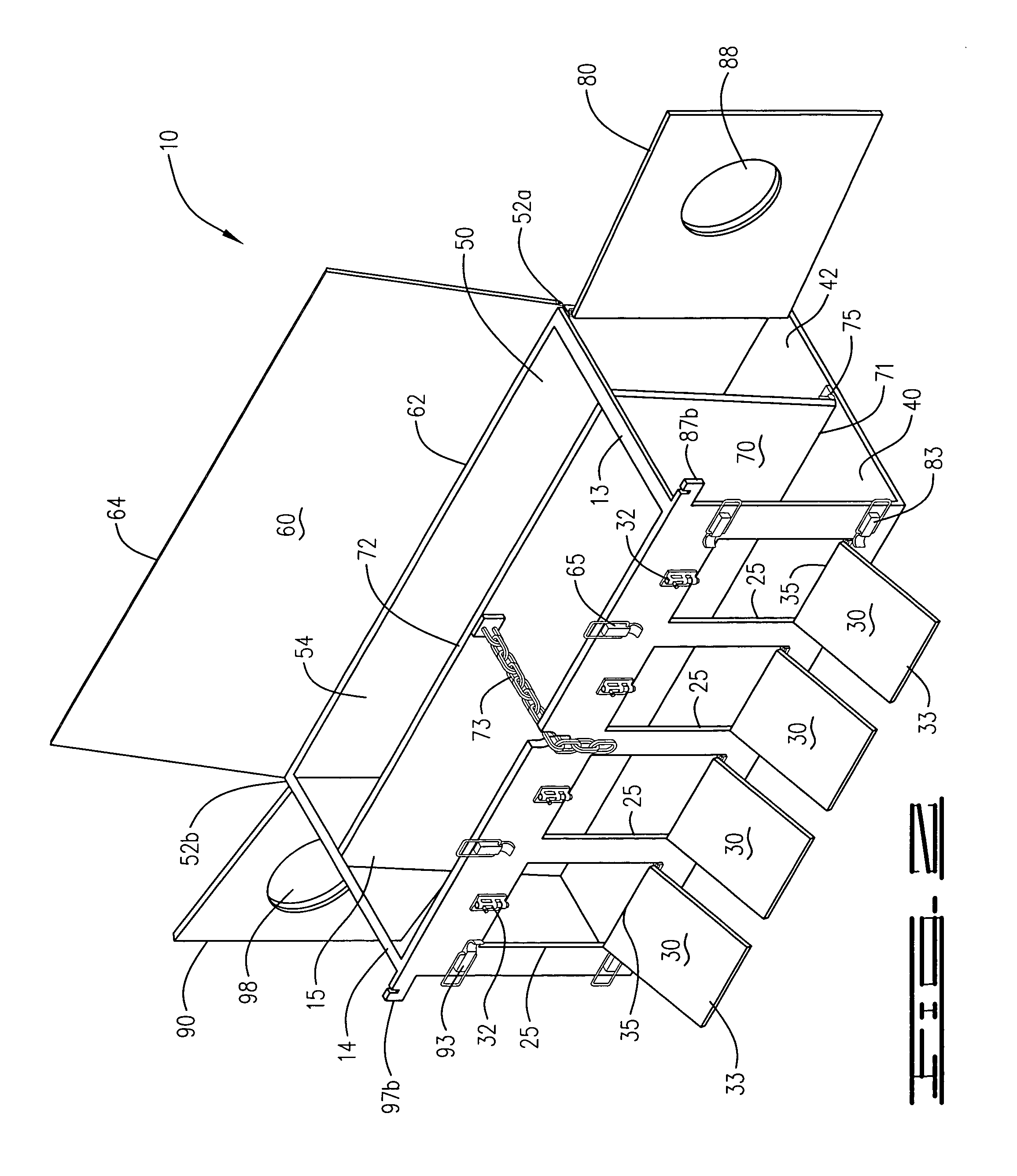 Small animal restraint chute