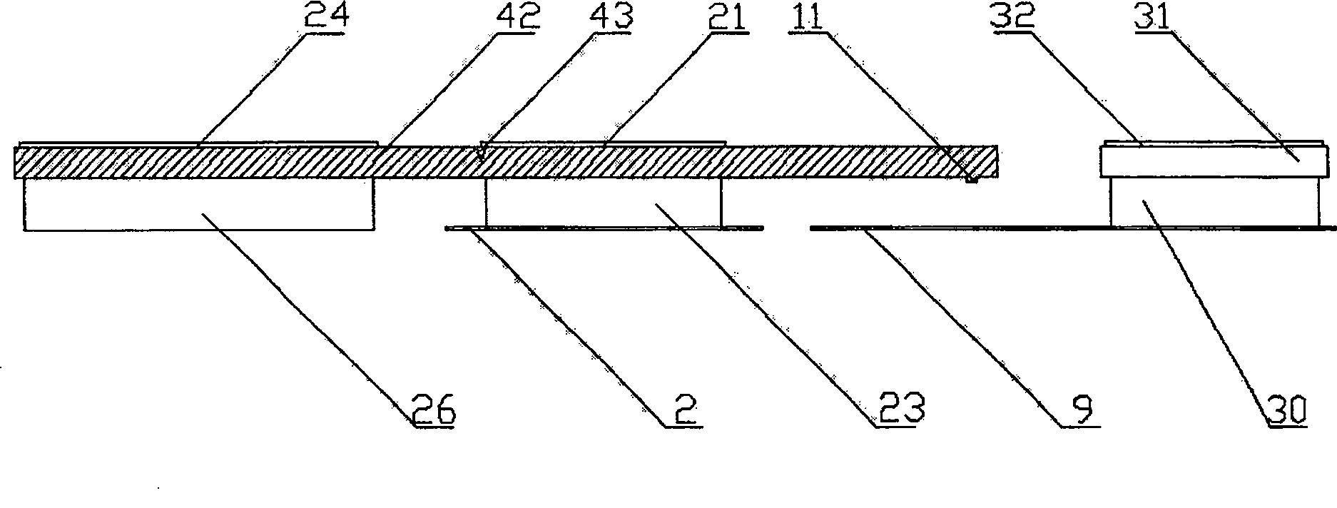 MEMS bending and twisting fatigue test device driven by parallel plate capacitor