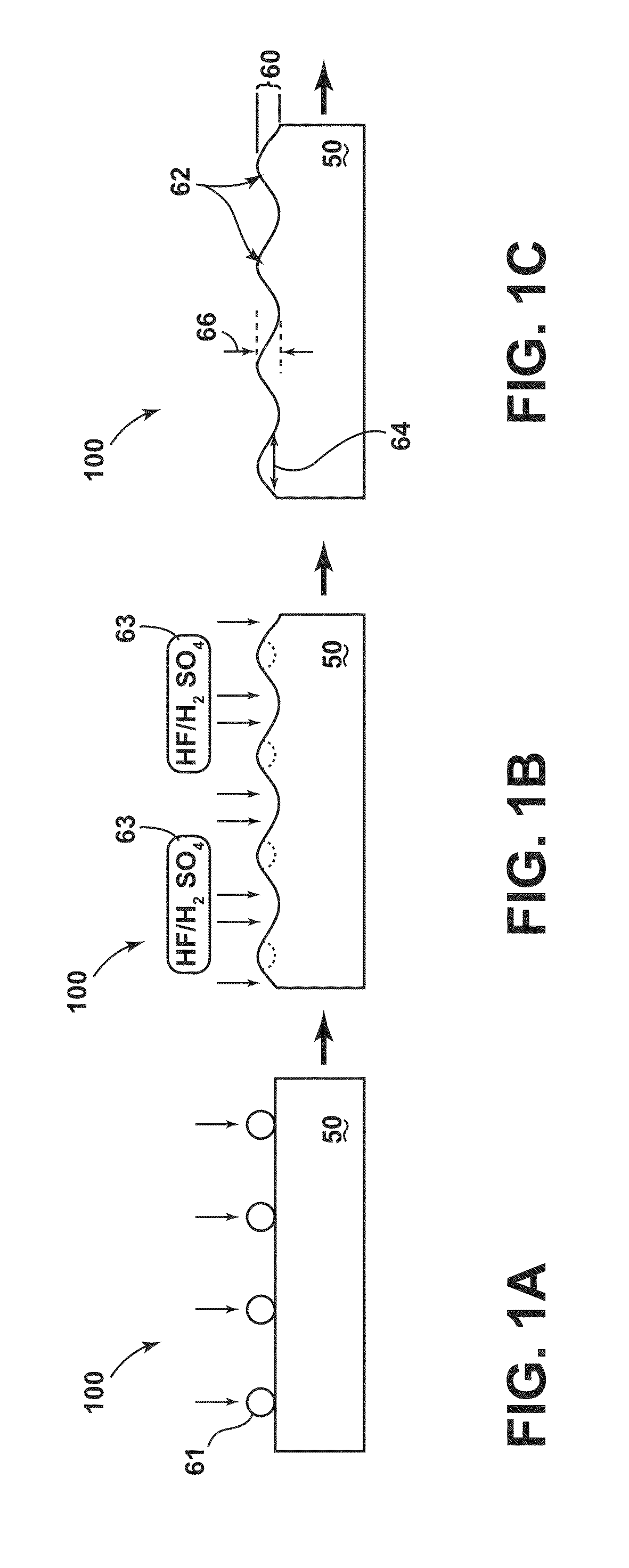 Articles with monolithic, structured surfaces and methods for making and using same