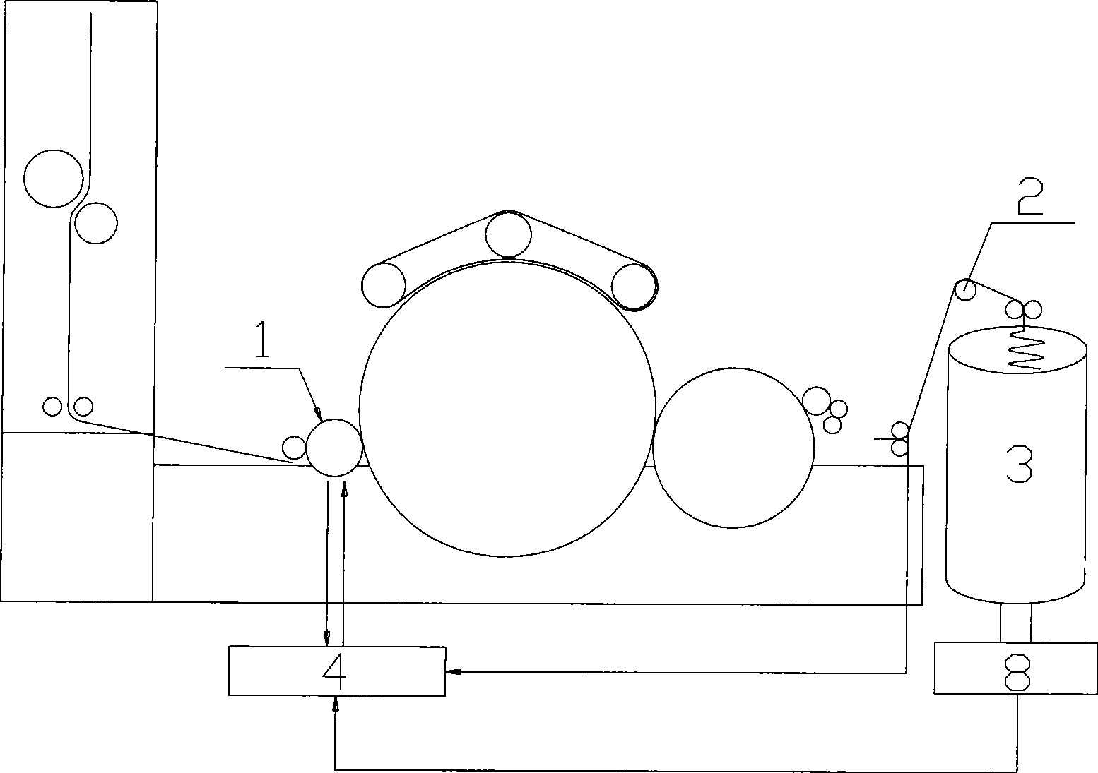 Autoleveling system with cotton silver weighing control and weight control method thereof