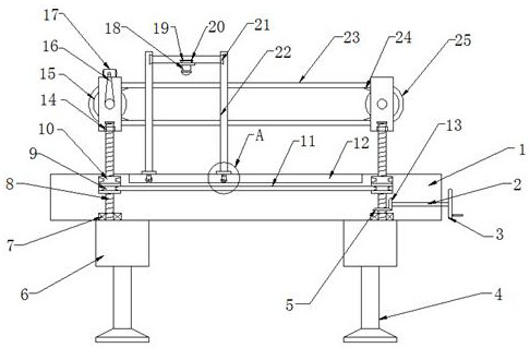 Adjustable detection device for comprehensive automation equipment