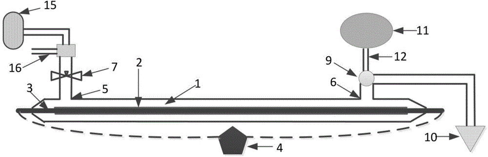 Mass spectrum rapid enrichment-thermal analysis membrane sample introduction apparatus and application