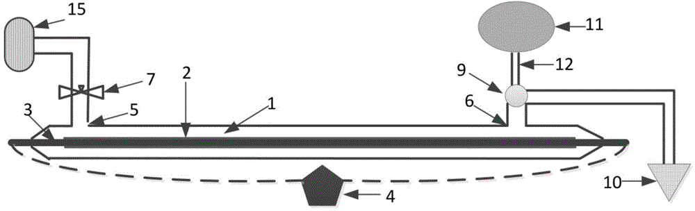 Mass spectrum rapid enrichment-thermal analysis membrane sample introduction apparatus and application