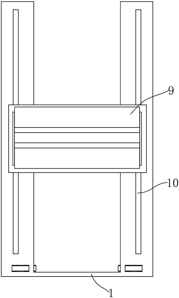 Up-down movement-type peeling wall eradicating equipment