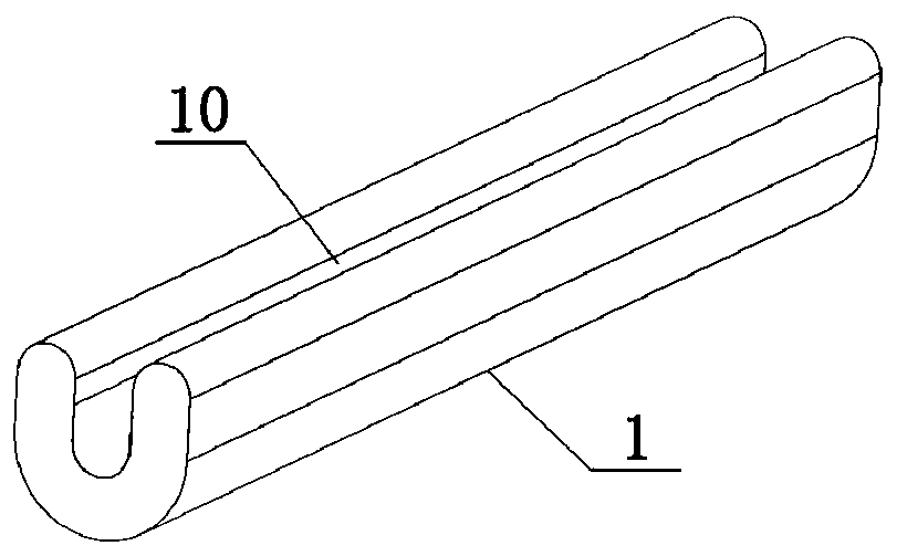 Coated fiber reflection mirror fixing method