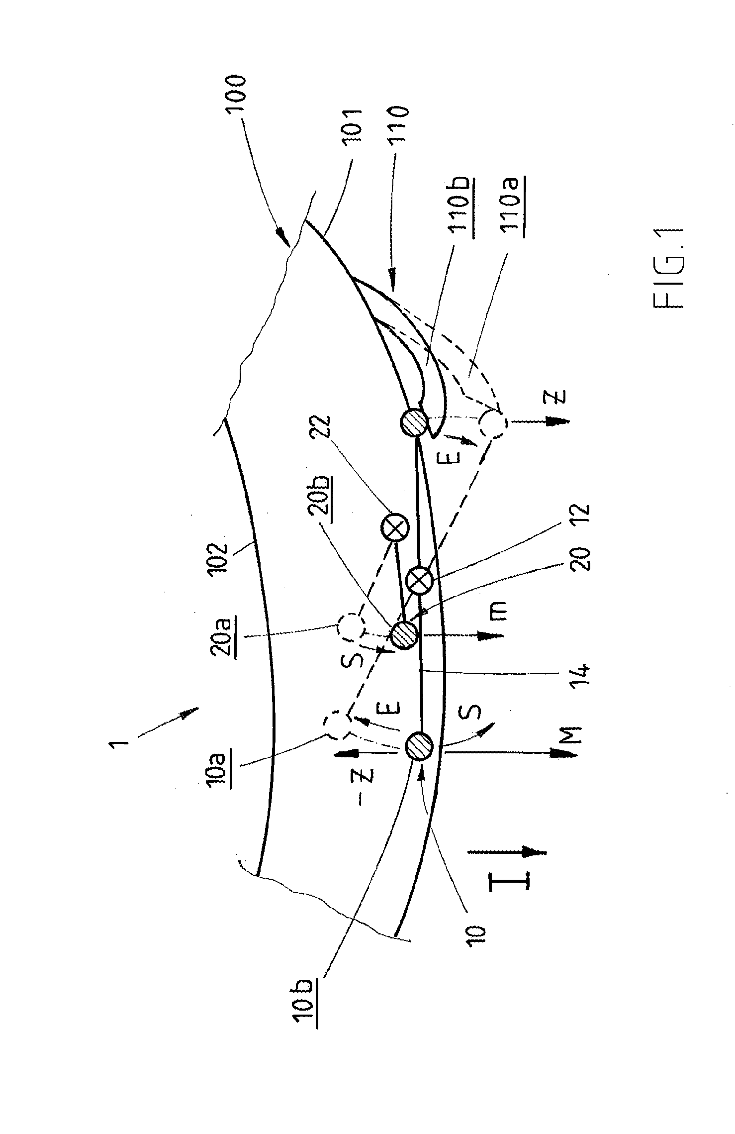 Arresting element and handle