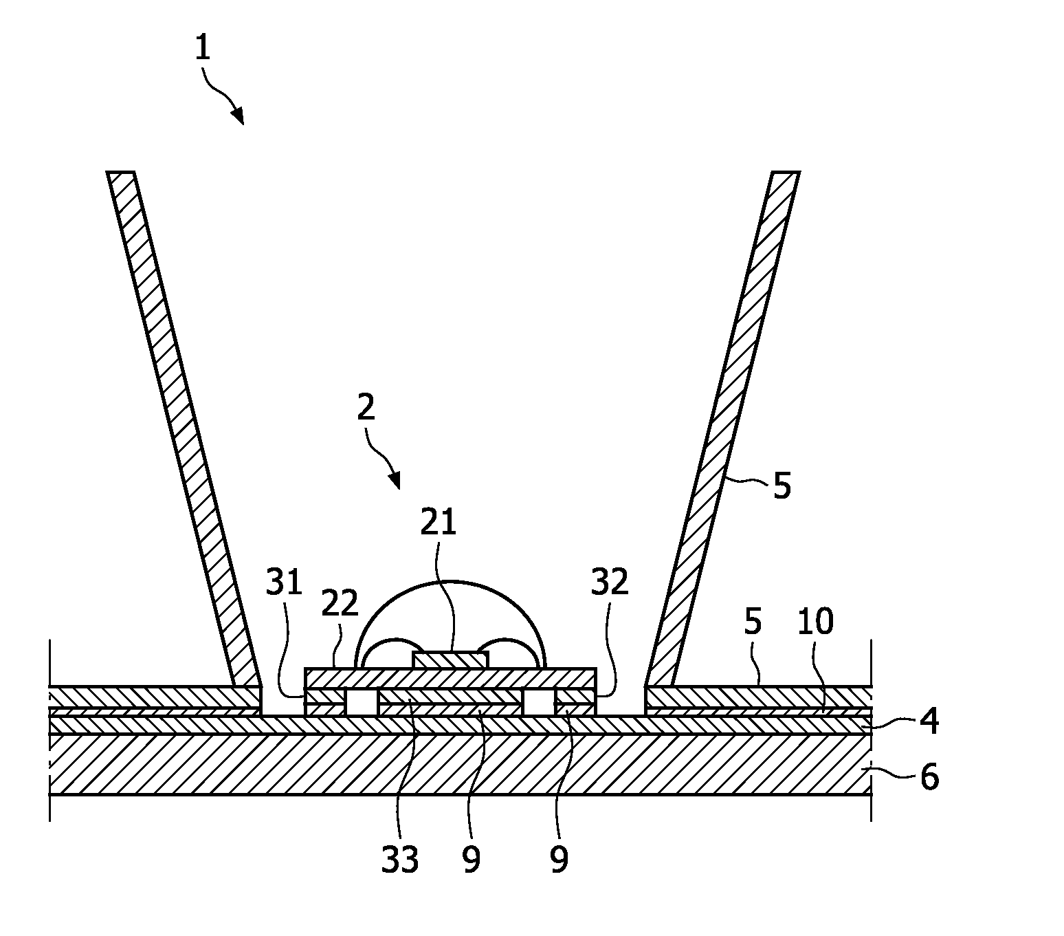 Light-emitting arrangement