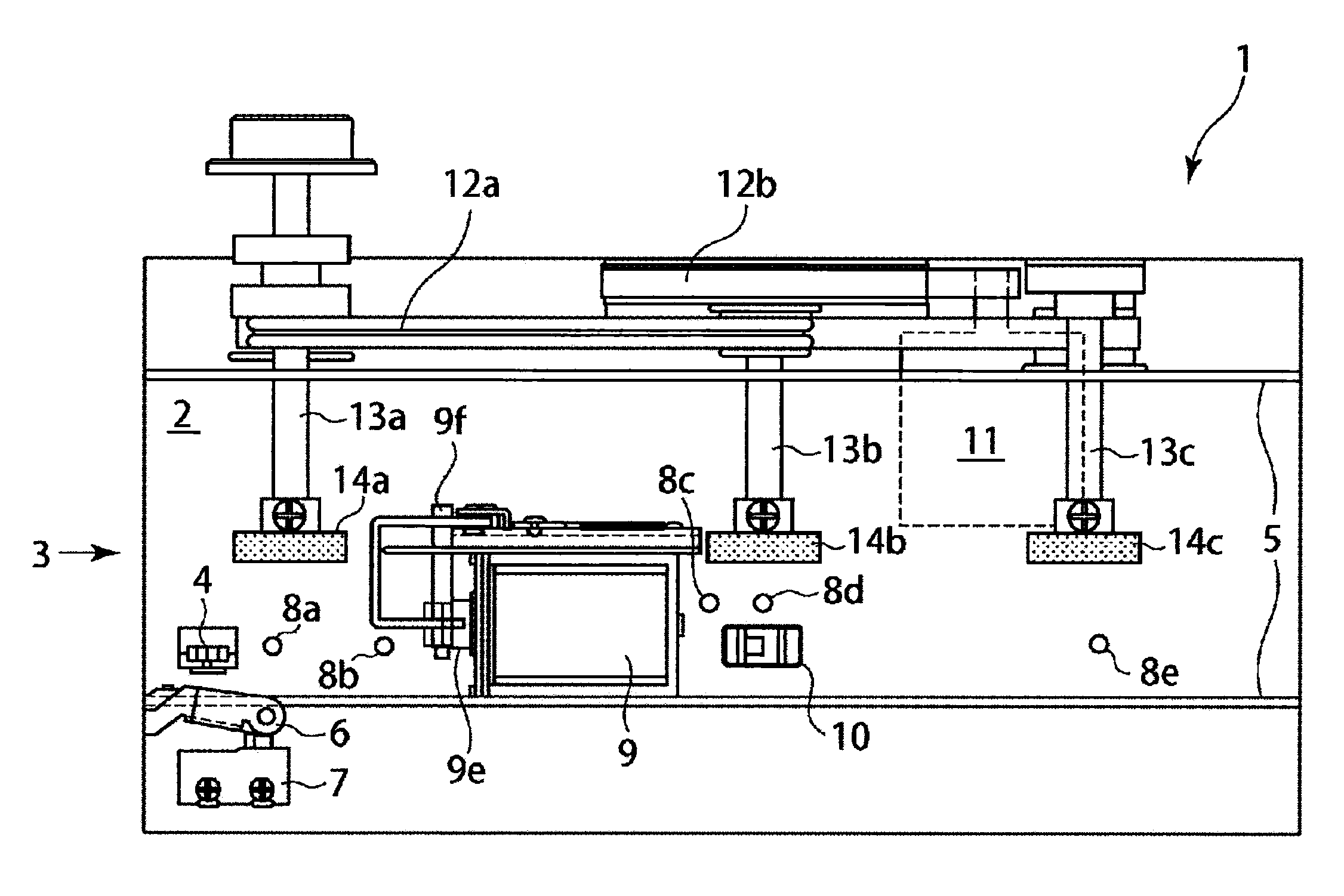 Card reader and processing method thereof