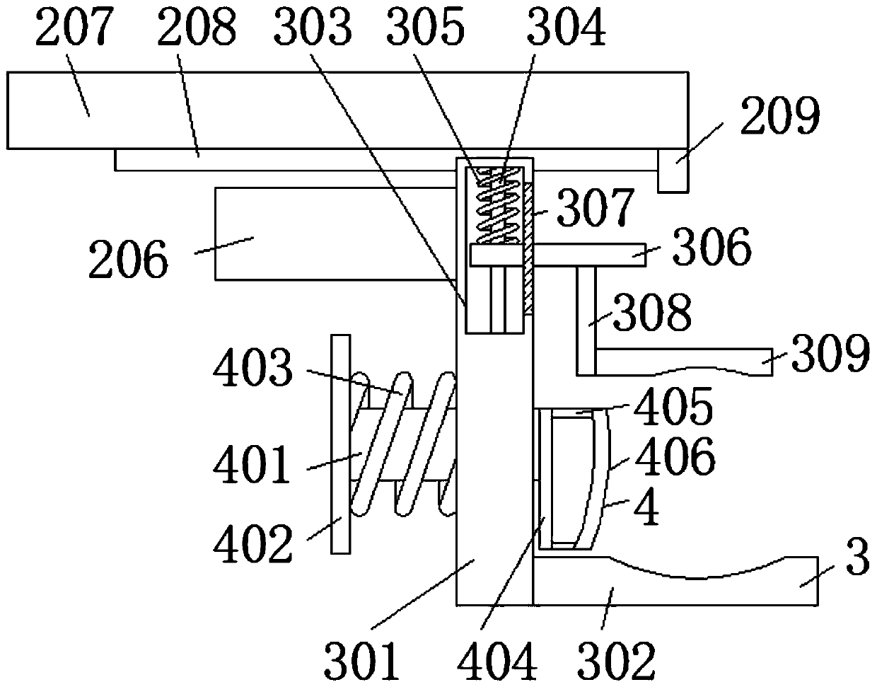 A high-efficiency slicing device for Chinese herbal medicine kudzu root