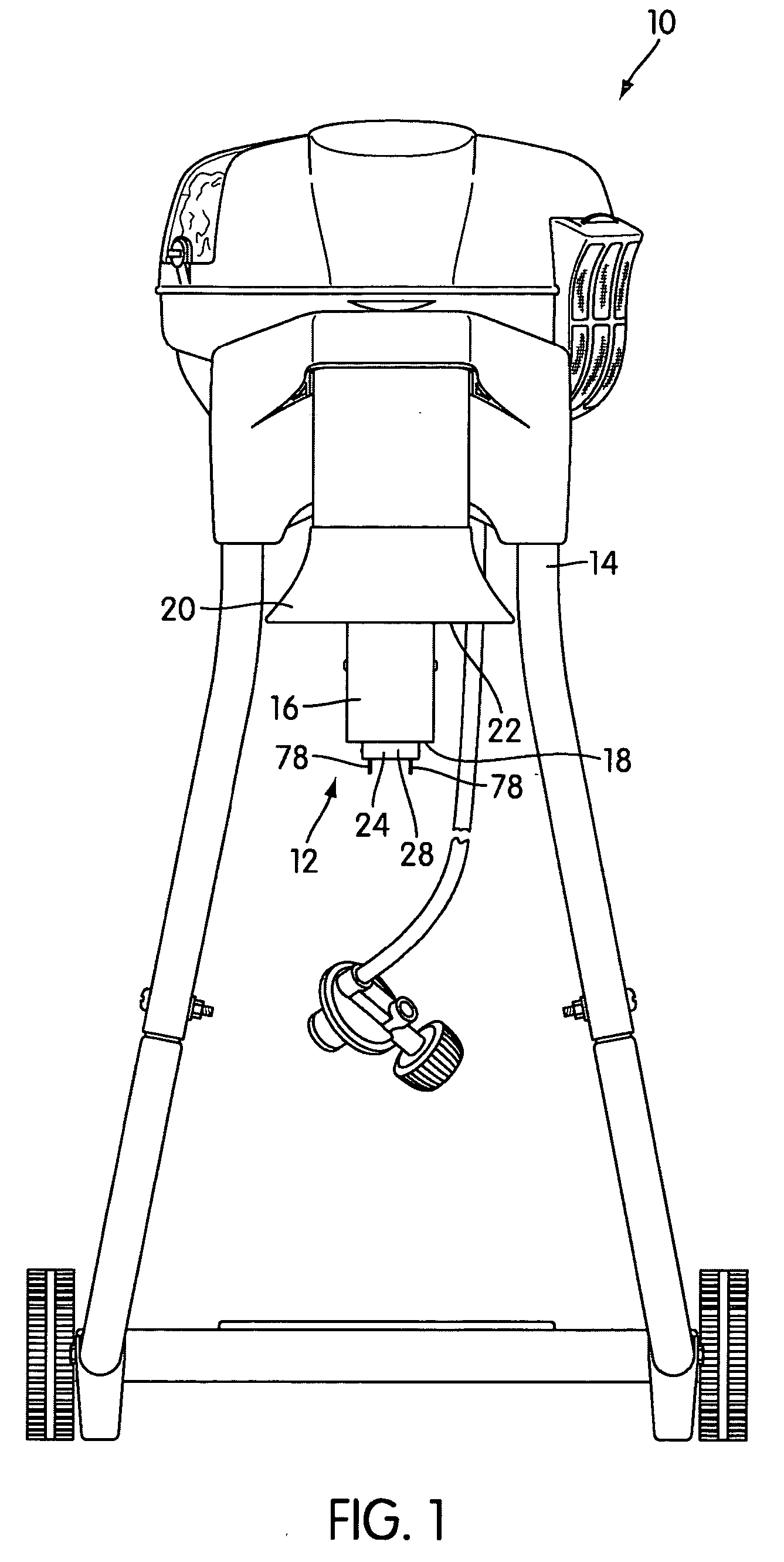 Attractant system for mounting to an insect trapping apparatus