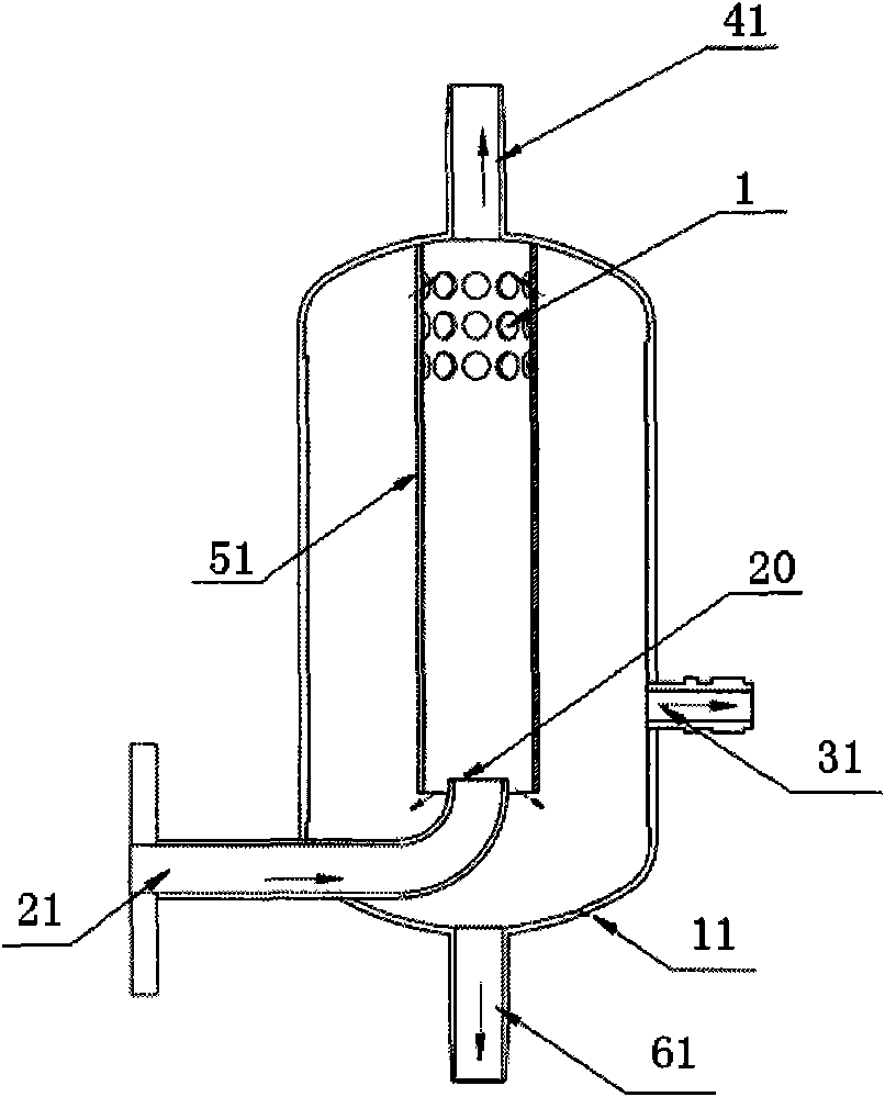 Liquid sample defoamer