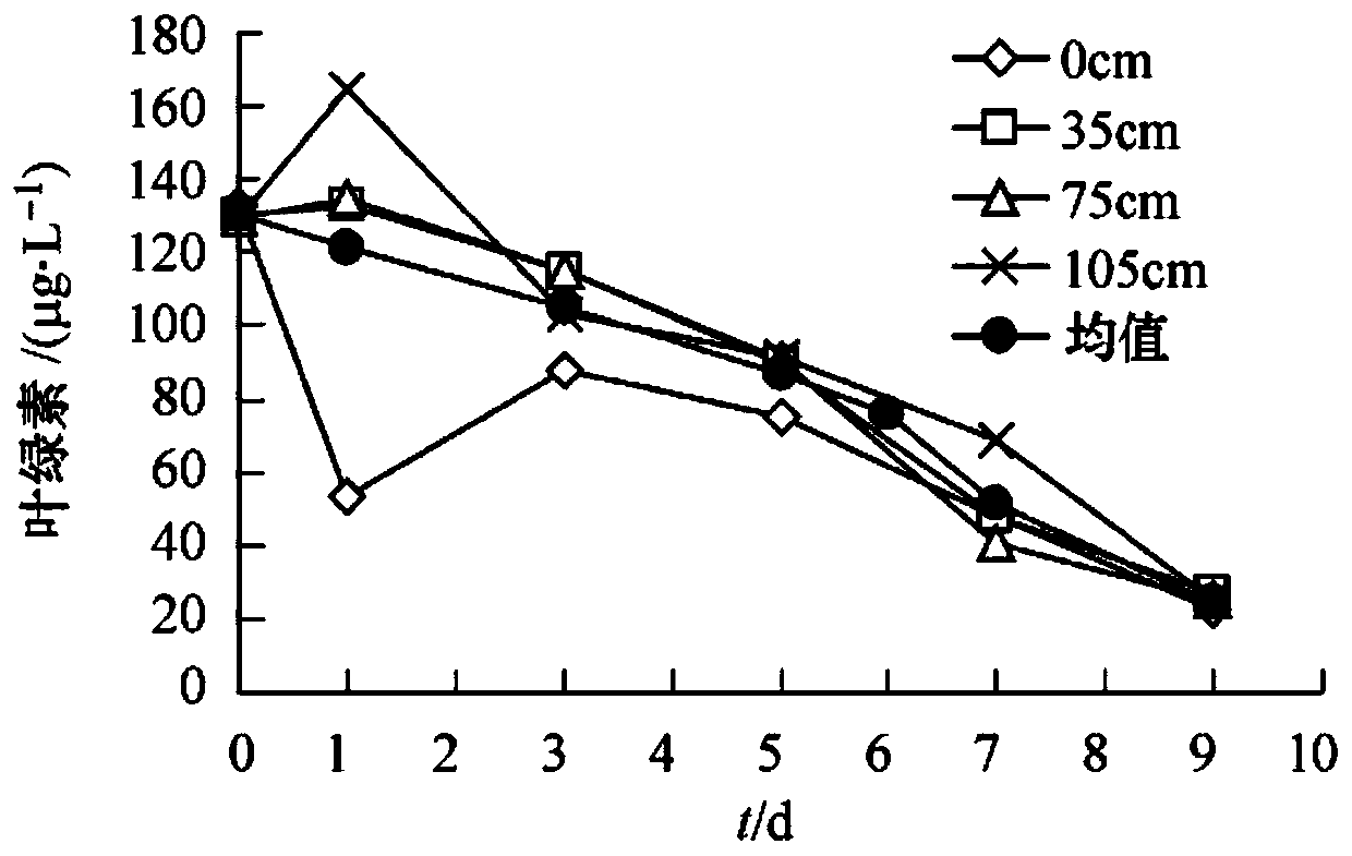 Blue-green algae growing and inhibiting device with solar cooling and shading functions and method for blue-green algae growing and inhibiting device