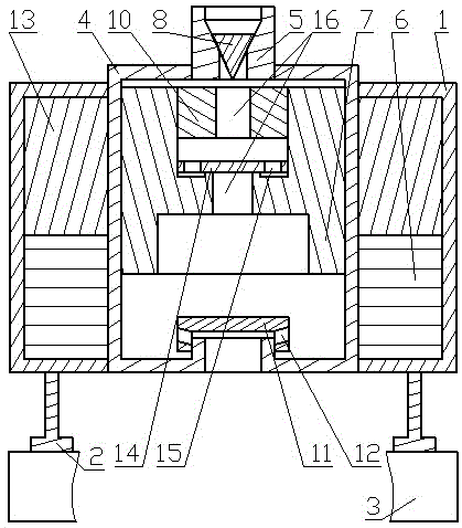 Energy-saving and efficient oxygenation electromagnetic pump