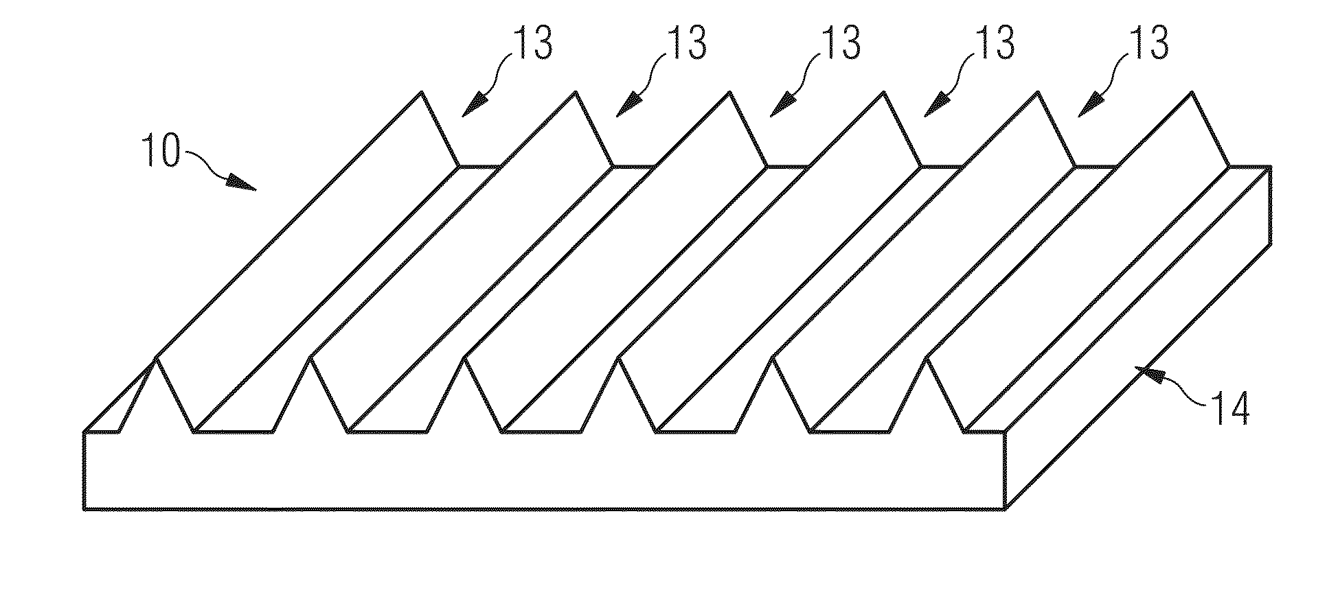 Method for Producing a Surface of a Component, Said Surface Having Reduced Drag and Component with Reduced Drag