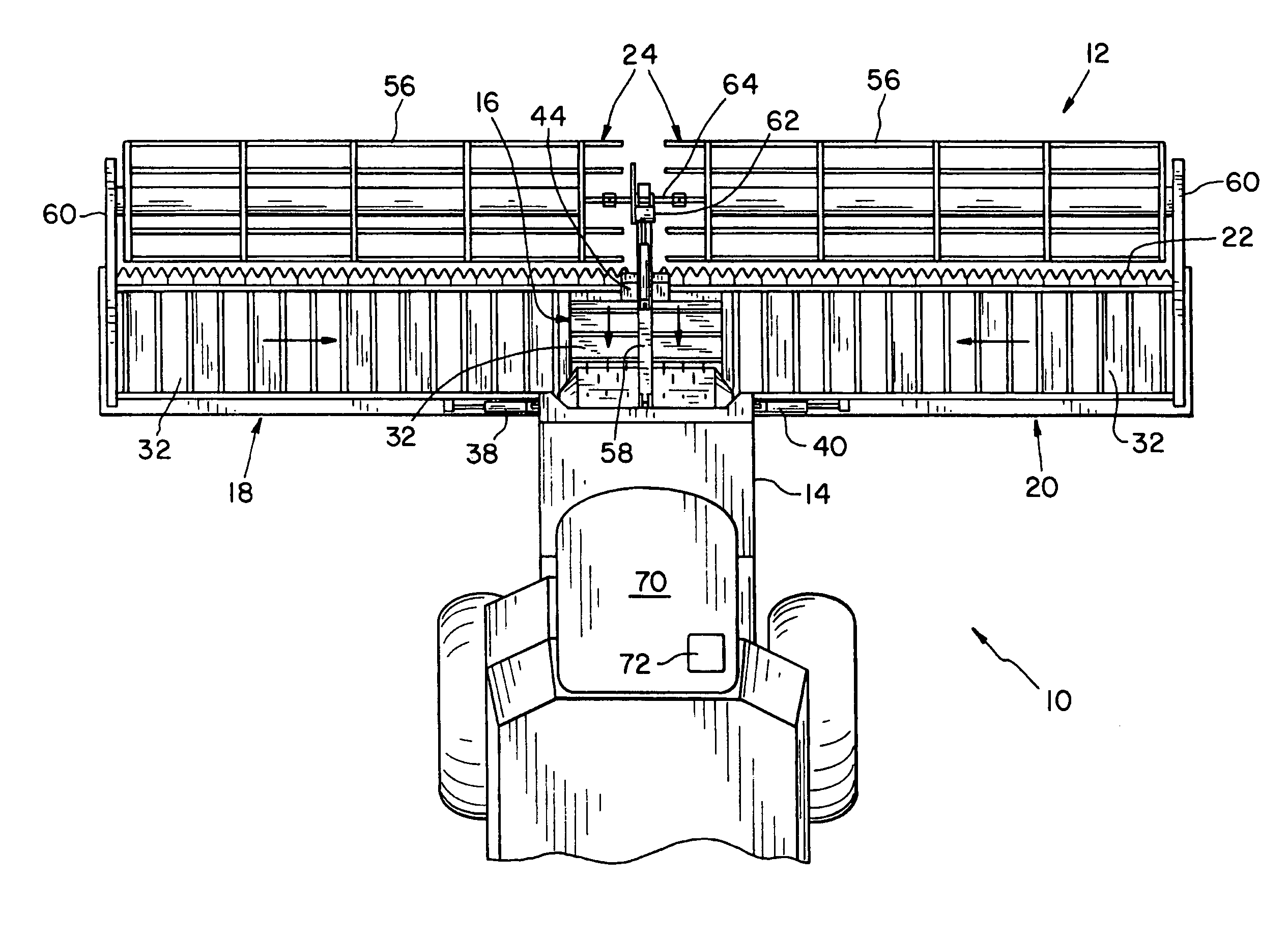 Sectionalized belt guide for draper belt in an agricultural harvesting machine