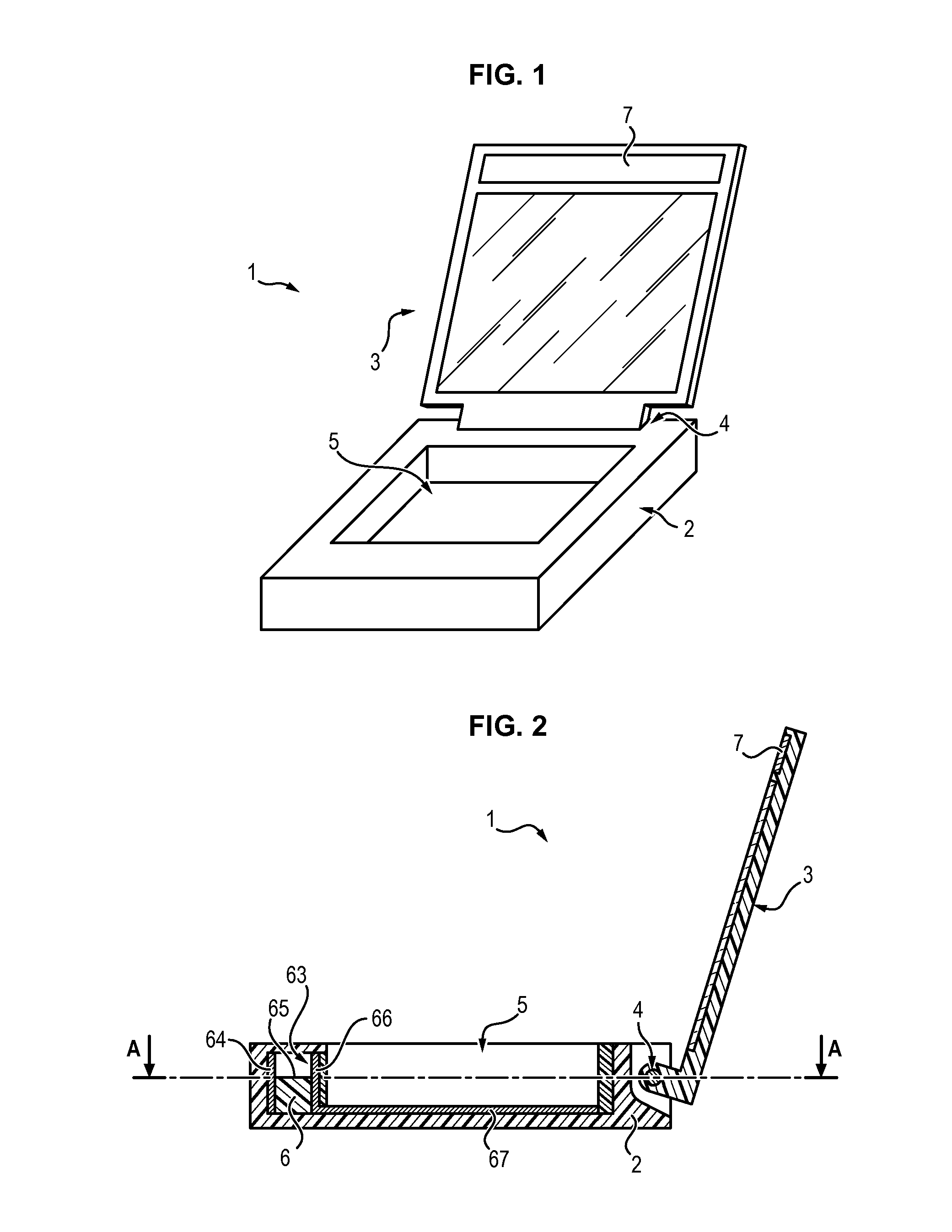 Compact closed via a magnet with a concentrated magnetic field