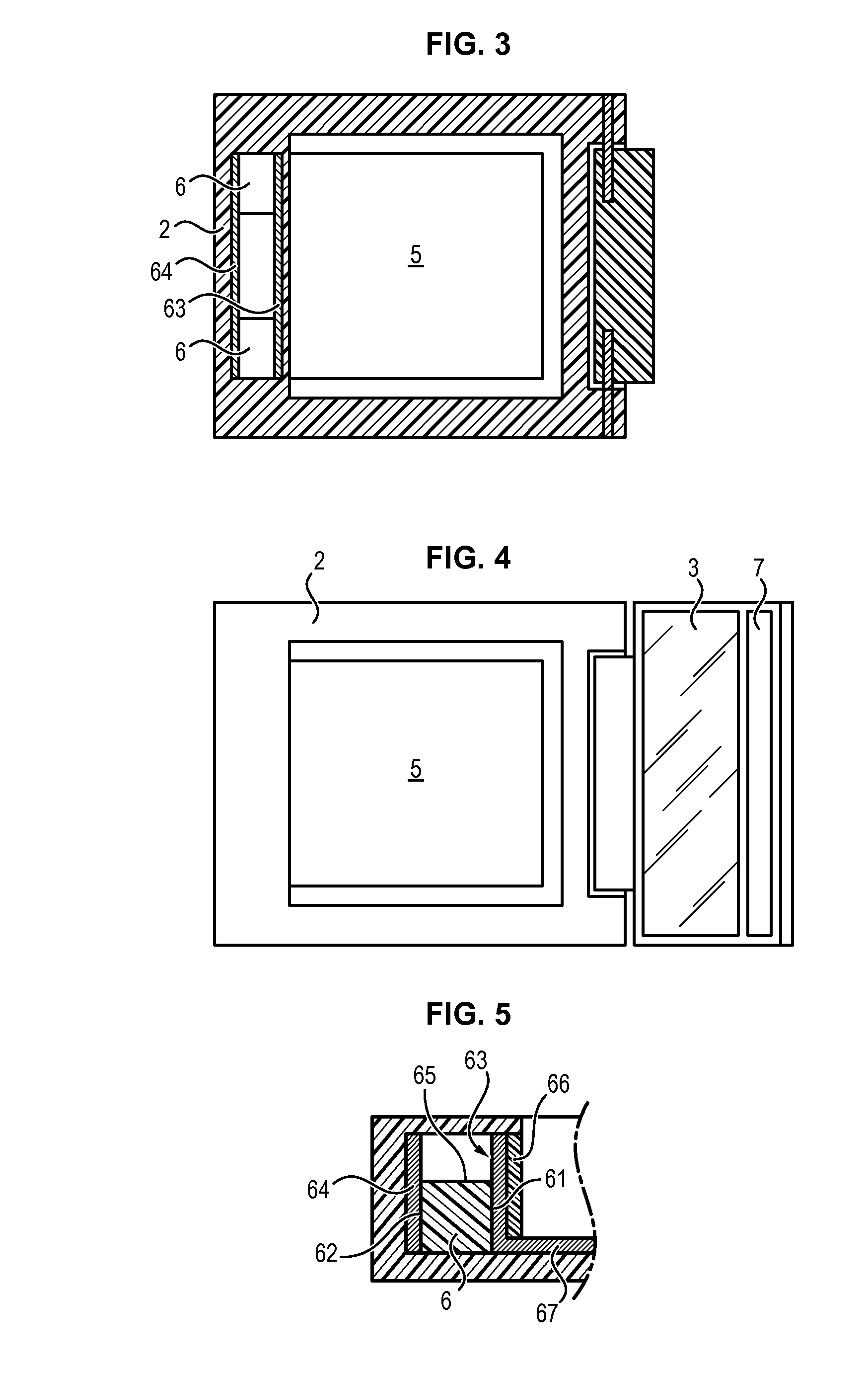 Compact closed via a magnet with a concentrated magnetic field