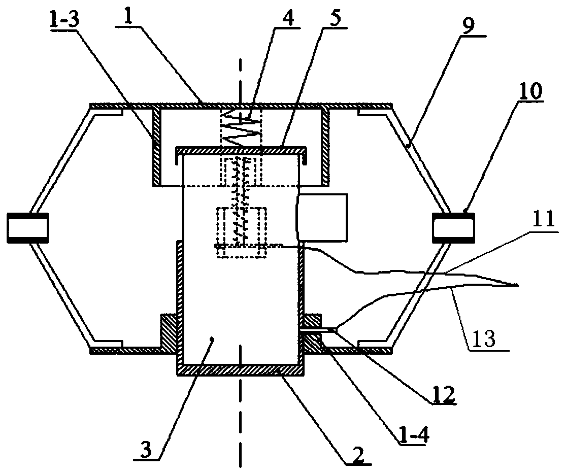 an acoustic emission sensor