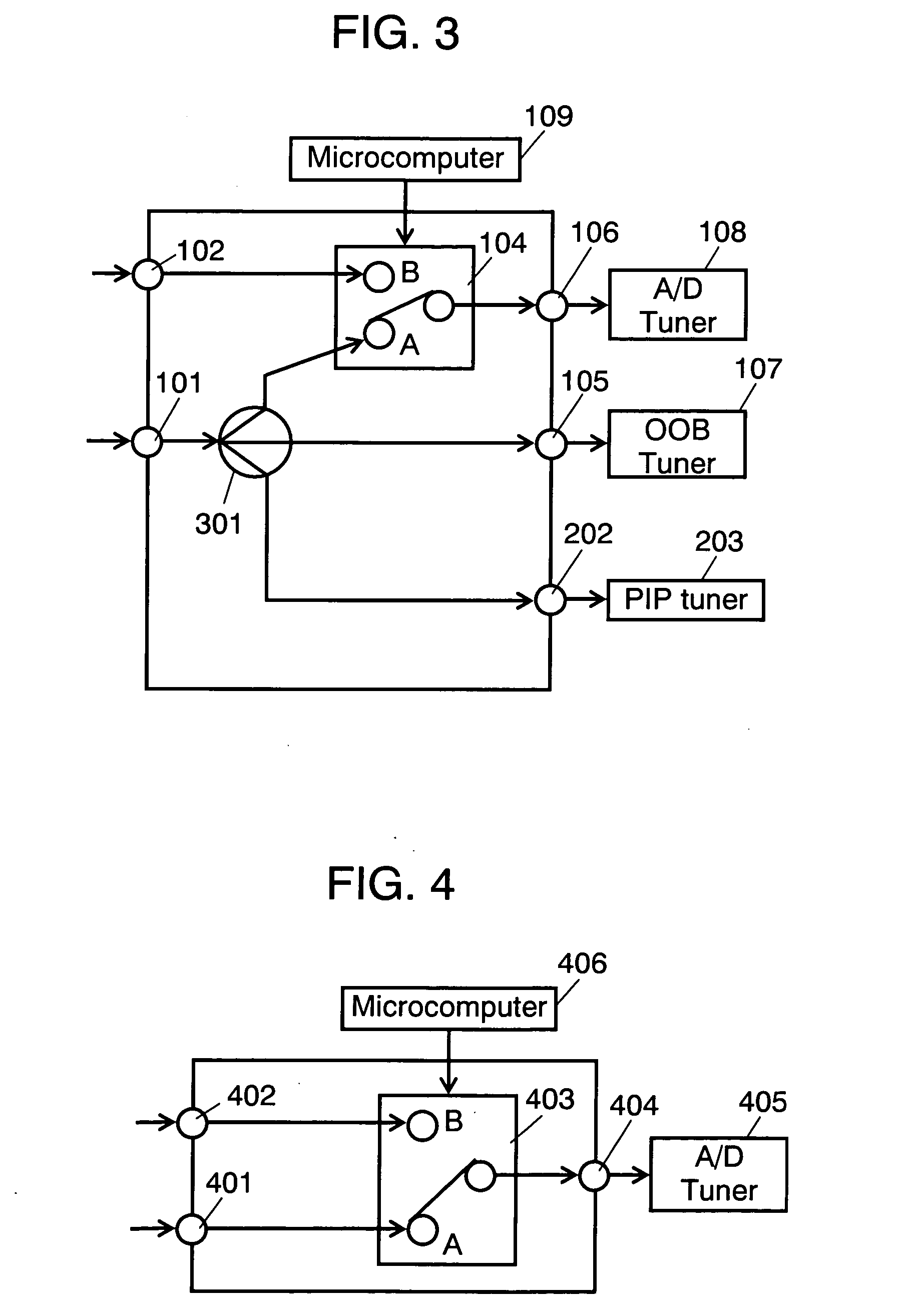 Antenna switching device and method thereof