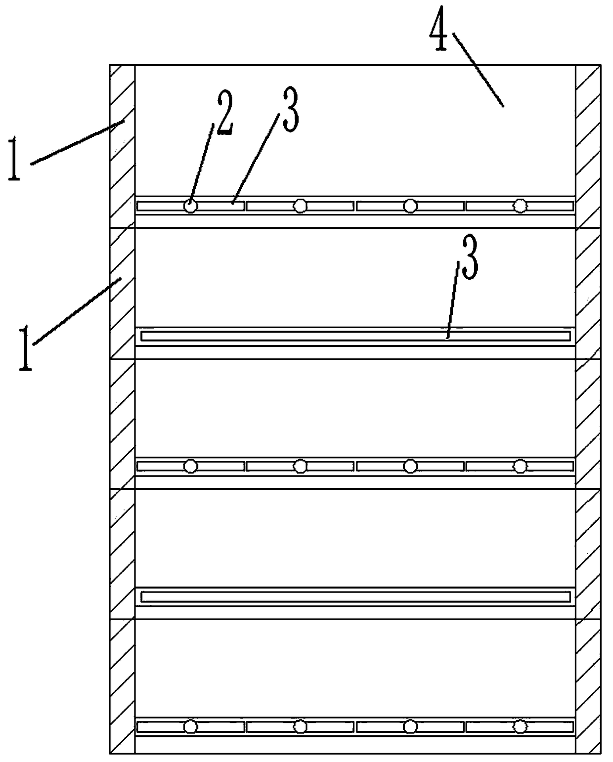 Continuous mode black tea fermentation machine