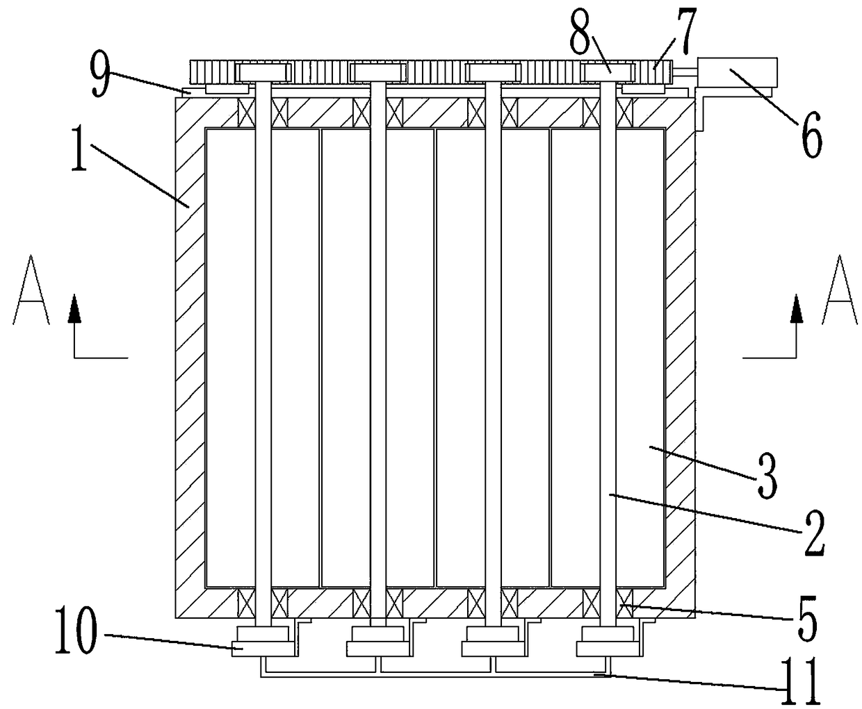 Continuous mode black tea fermentation machine