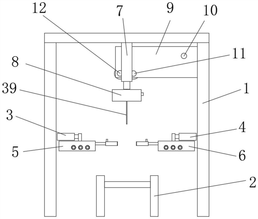 Vacuum packaging device for bearing packaging